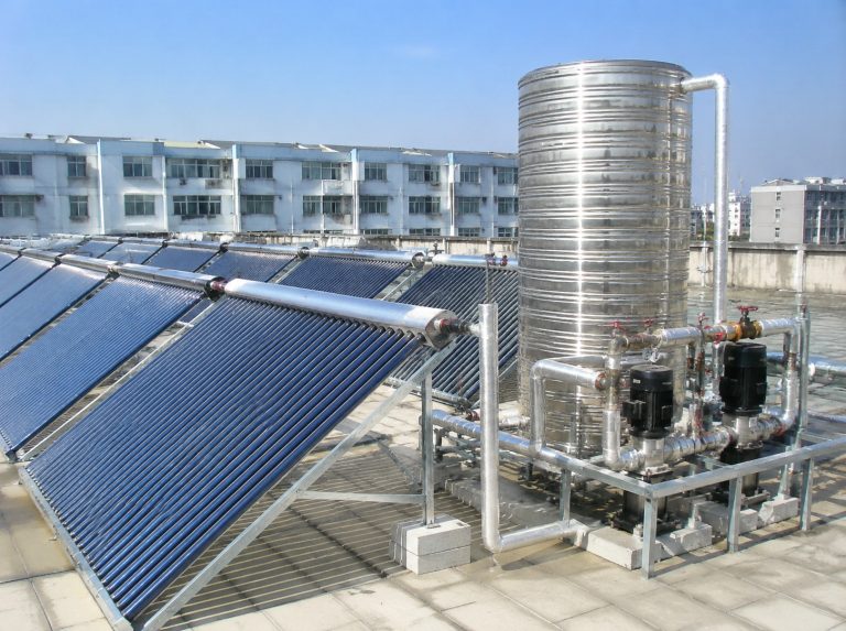 博山区商用大容量真空管太阳能热水系统